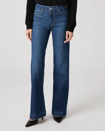 Paige Denim Leenah 32" Wide Leg Jean in Frevo