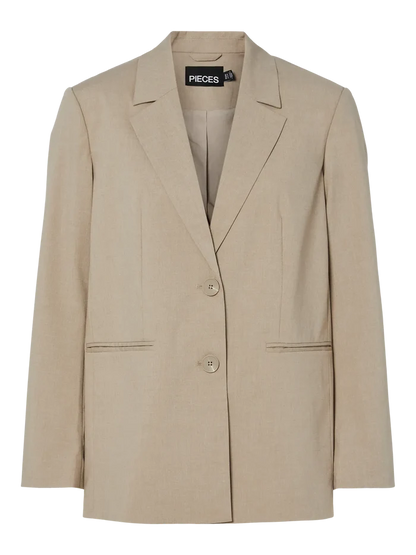 Paislee Loose Blazer (Greige)