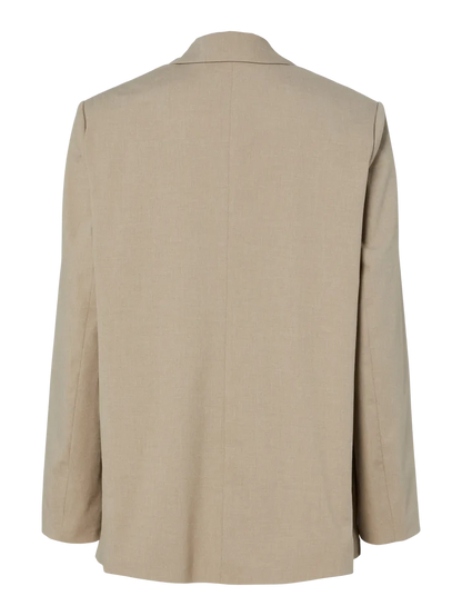 Paislee Loose Blazer (Greige)