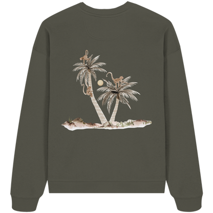 Palms & Monkets Adult  - Organic Oversize Sweatshirt - Family Fabrics B.V.