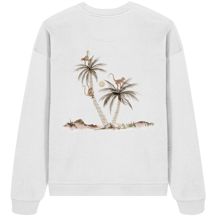 Palms & Monkets Adult  - Organic Oversize Sweatshirt - Family Fabrics B.V.