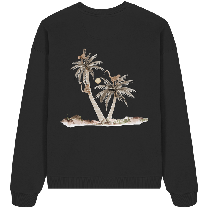 Palms & Monkets Adult  - Organic Oversize Sweatshirt - Family Fabrics B.V.