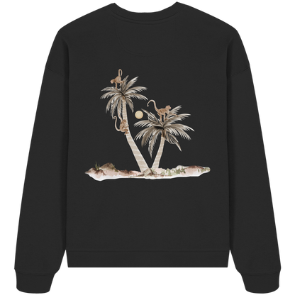 Palms & Monkets Adult  - Organic Oversize Sweatshirt - Family Fabrics B.V.