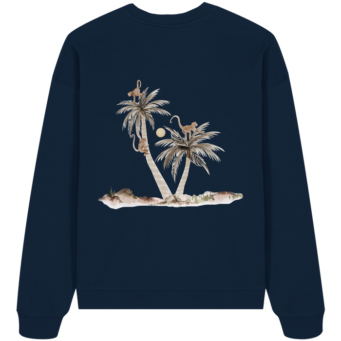 Palms & Monkets Adult  - Organic Oversize Sweatshirt - Family Fabrics B.V.