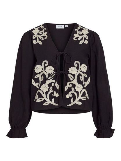 Pauline Top (Black Beauty/Birch)