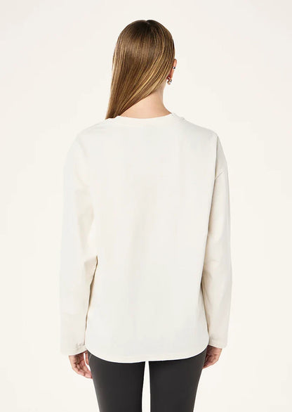 P.E NATION Core Oversized LS Tee (White)
