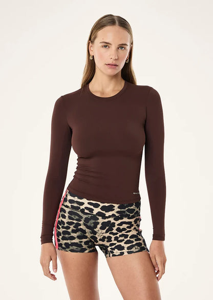 P.E Nation Foundation LS Top (Mahogany)