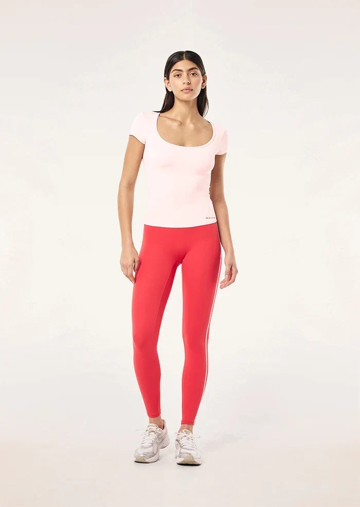 P.E Nation Foundation Scoop SS Top (Soft Pink)
