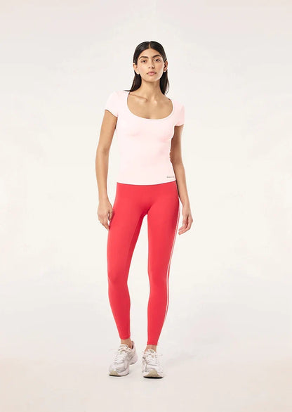 P.E Nation Foundation Scoop SS Top (Soft Pink)