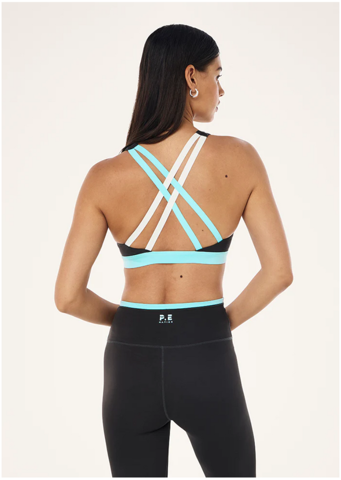 P.E Nation Lumify Sports Bra (Smokestone)