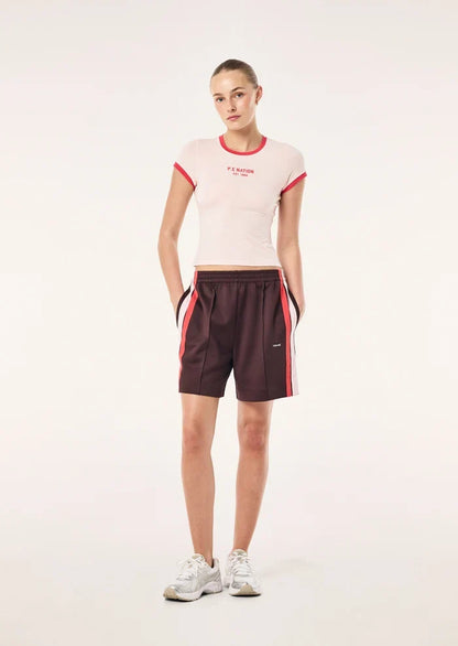P.E Nation Reveal Baby Tee (Soft Pink)