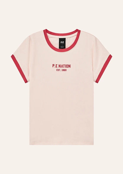 P.E Nation Reveal Baby Tee (Soft Pink)