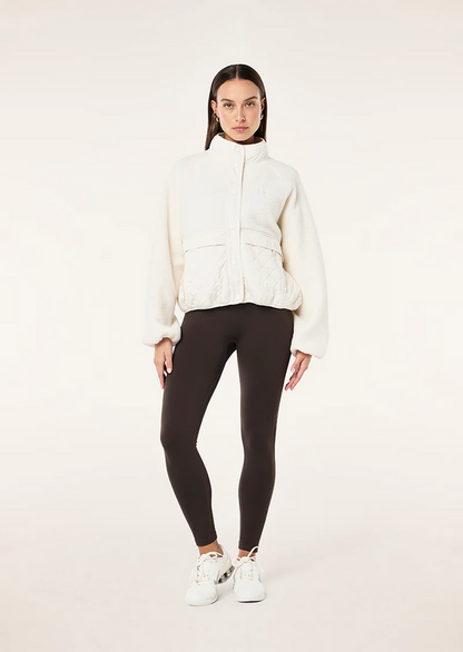 P.E NATION Technique Quilt Jacket (White)