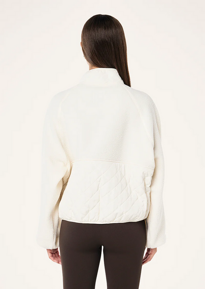 P.E NATION Technique Quilt Jacket (White)