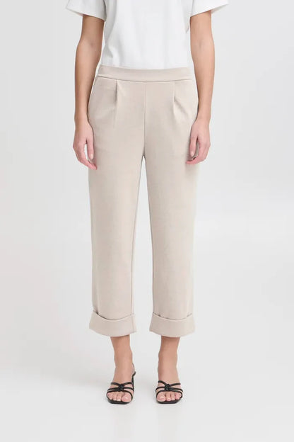Penny Cropped Pants (Simply Taupe)