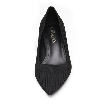 Pointed Toe Low Heel Pumps