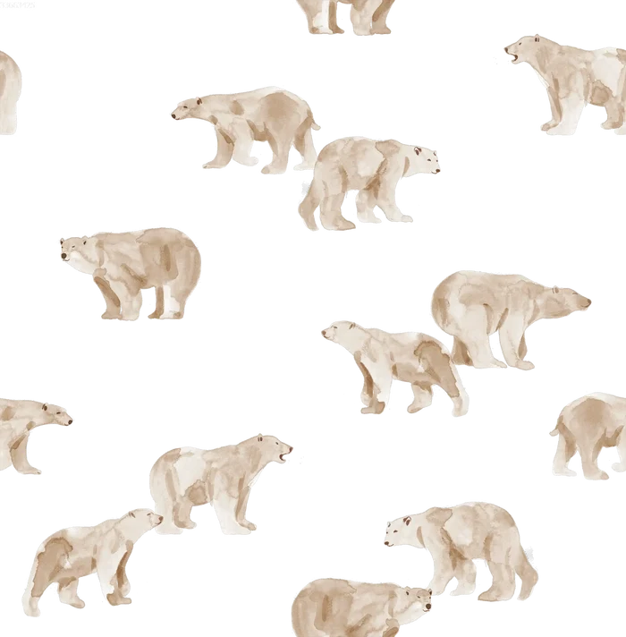 Polar Bear Off White - Family Fabrics B.V.