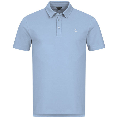 Giesswein Organic Cotton Polo M - sky blue 519