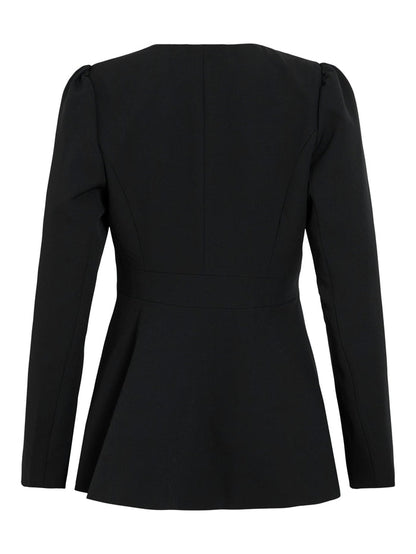 Rachel Cinched Waist Blazer (Black)