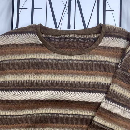 Retro Striped Sweatshirt