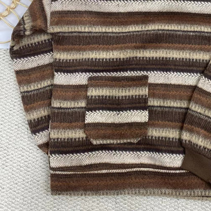 Retro Striped Sweatshirt