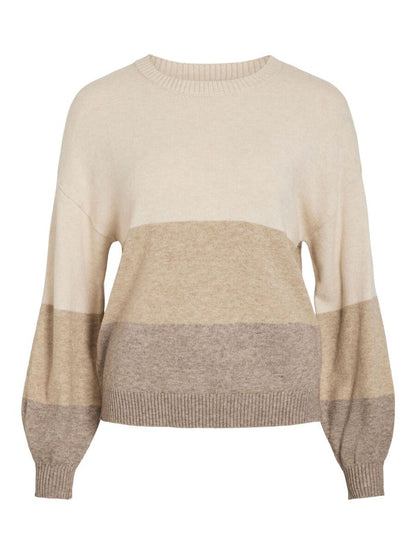 Riana Knit Jumper (Natural Melange/Fungi)