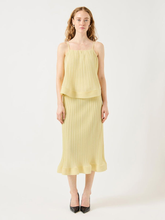 Riva Midi Skirt (French Vanilla)