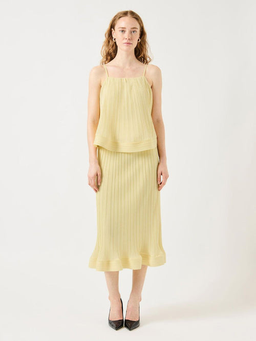 Riva Midi Skirt (French Vanilla)