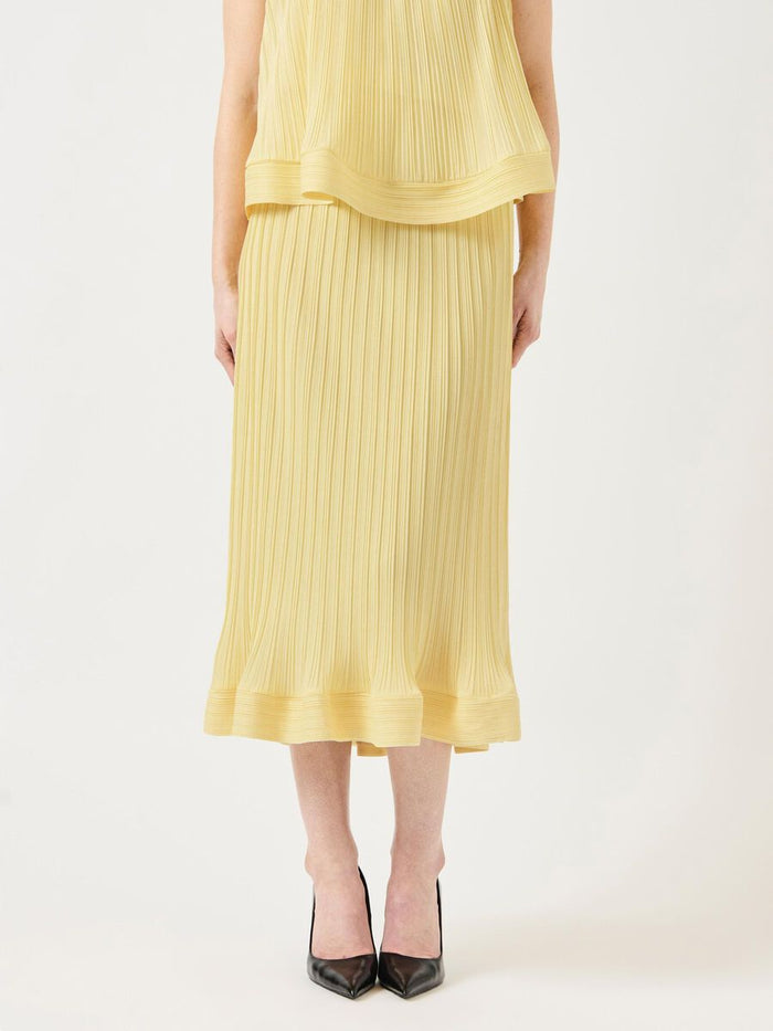 Riva Midi Skirt (French Vanilla)