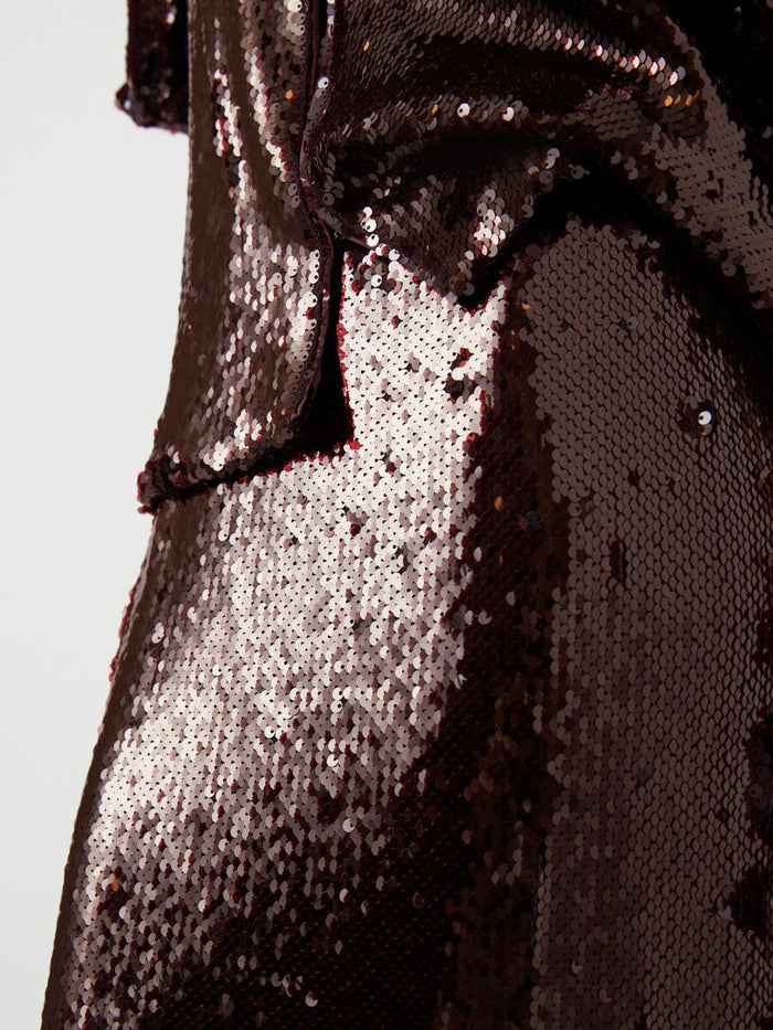 Rosalene Sequin Ankle Skirt (Port Royale)