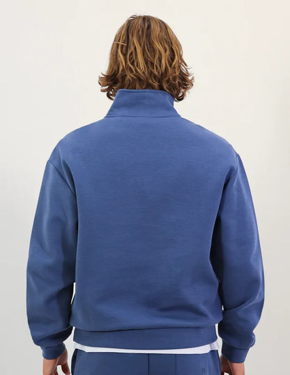 Russell Athletic R Tech Quarter Zip (Denim Blue)