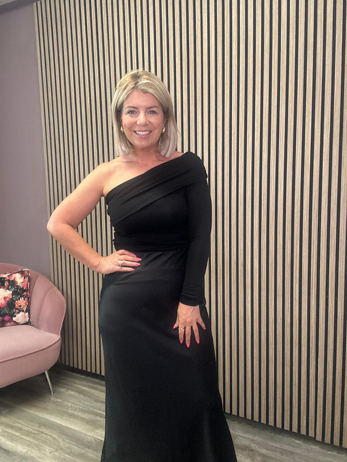 Sadie Off Shoulder Top (Black)