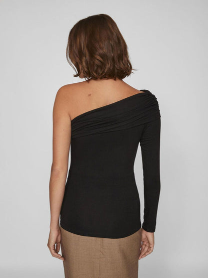 Sadie Off Shoulder Top (Black)
