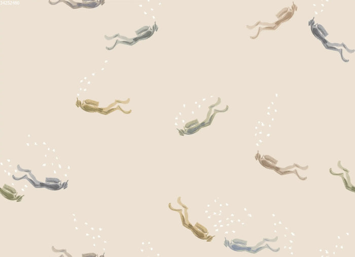 Scuba Diver Sand - Family Fabrics B.V.