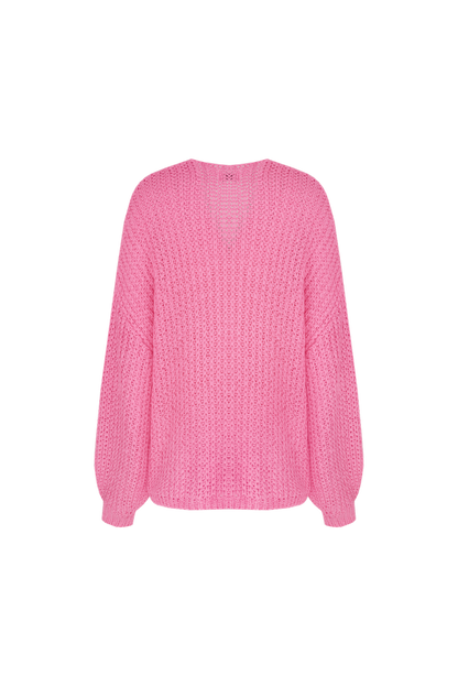 Seren Knitted Cardigan (Blush Rose)