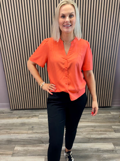 Sheena Shirt (Hot Coral)