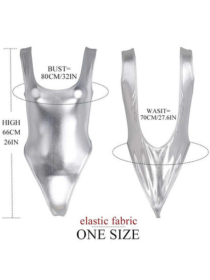Silver Reflective Bodysuit