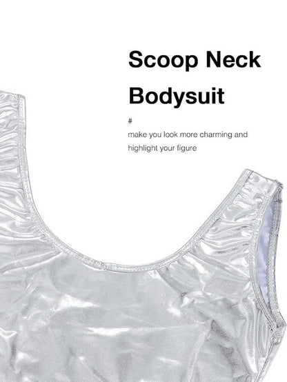 Silver Reflective Bodysuit