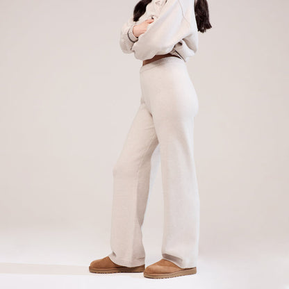 Soft Knit Hooded Jumper - Beige