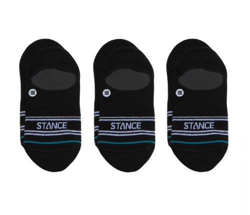 Stance Basic No Show Socks 3-Pack (Black)