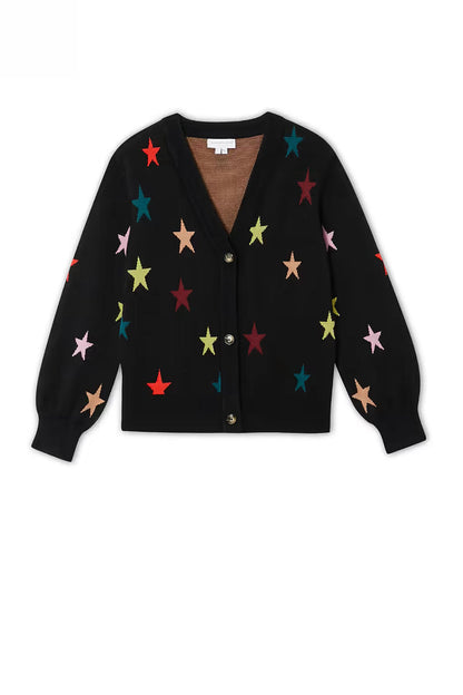 Star Cardigan (Black)