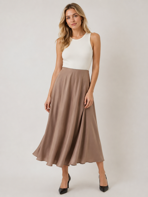Stella Midi Skirt (Fungi)