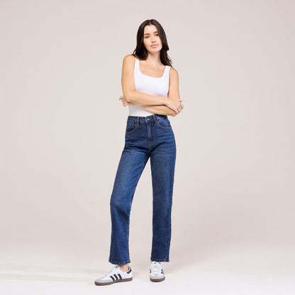 Straight Jeans - Dark Blue