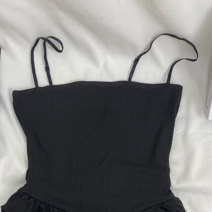 Strappy Ruffled Backless Dress