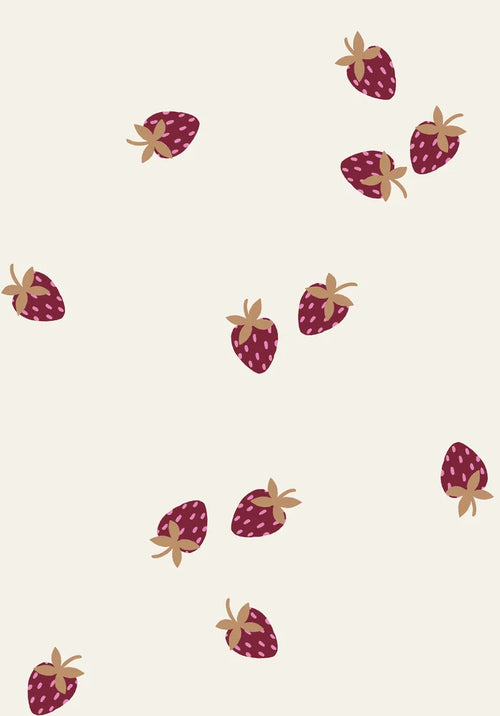 Strawberries Red Big - Family Fabrics B.V.
