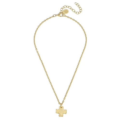 Susan Shaw Dainty Cross Necklace