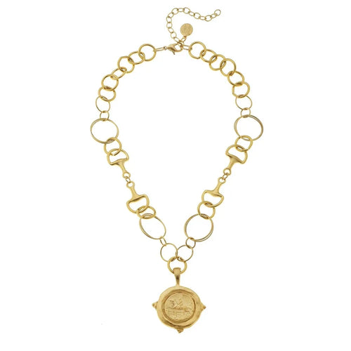 Susan Shaw Horse Bit Equestrian Necklace