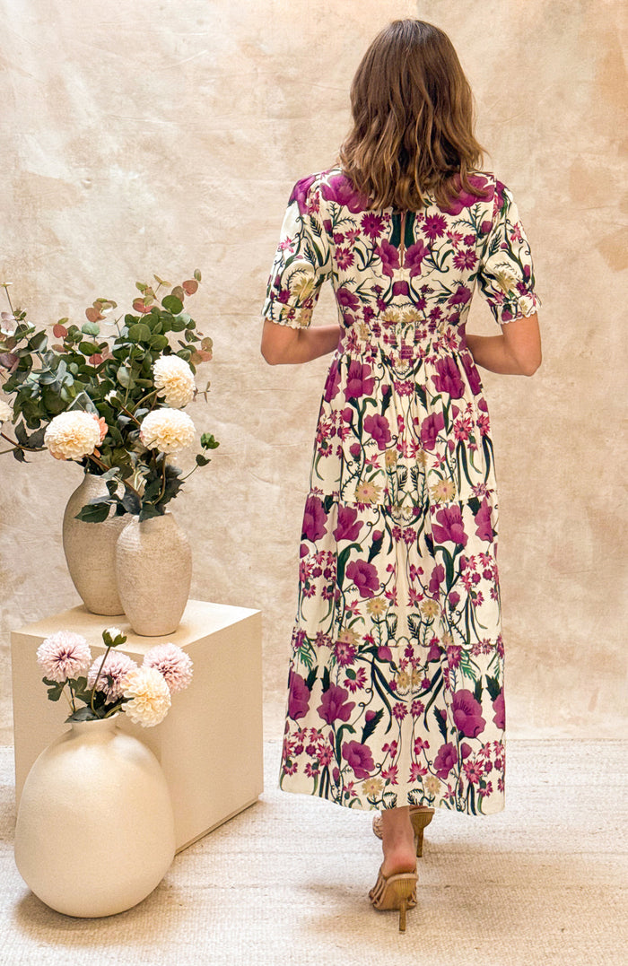 The Emily Tea Dress (Mauve)