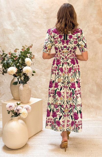 The Emily Tea Dress (Mauve)