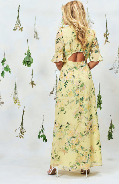 The Goldie Maxi Dress (Yellow)